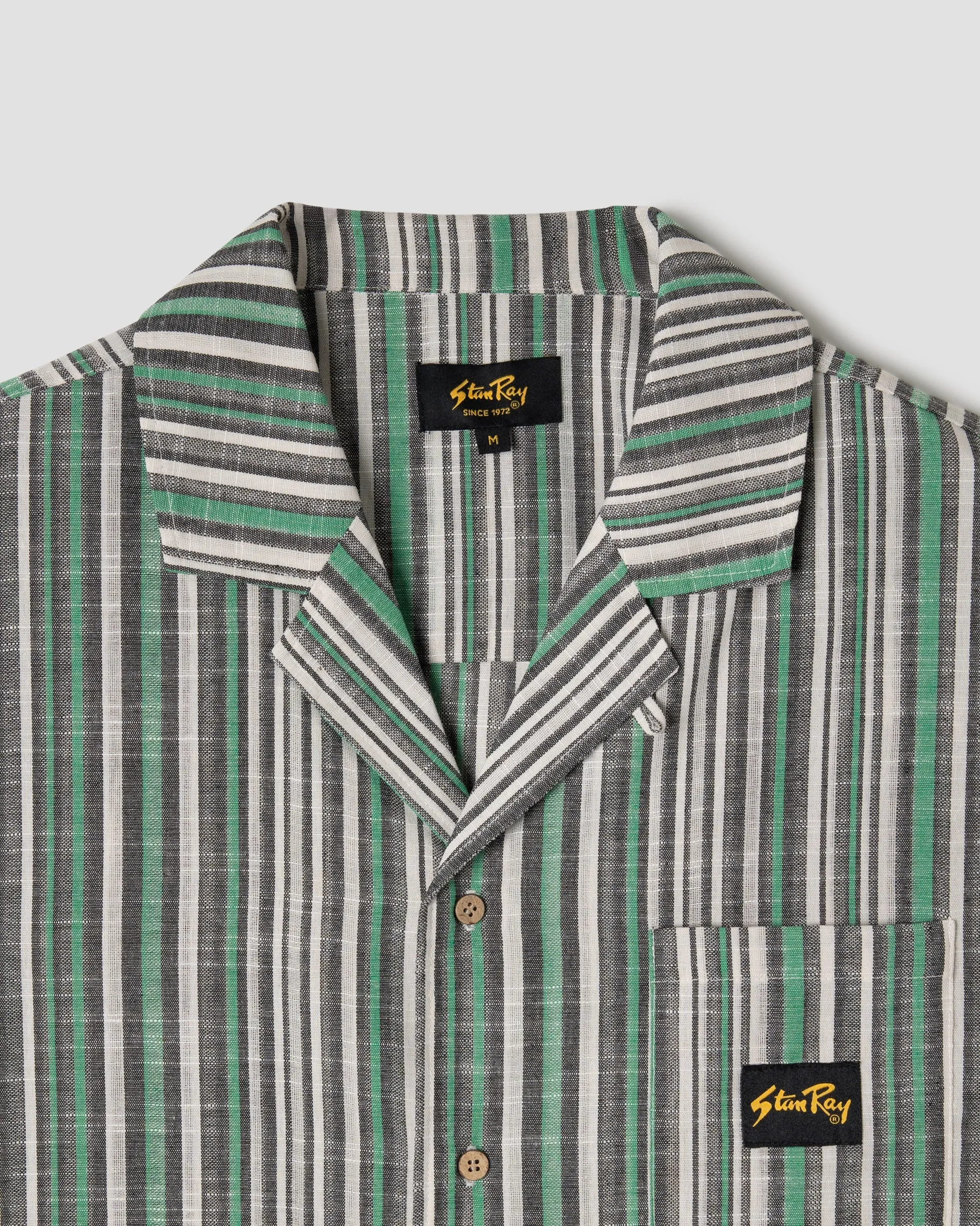 Tour Shirt (Black/Green Stripe) sold by Stan Ray product image thumbnail 2