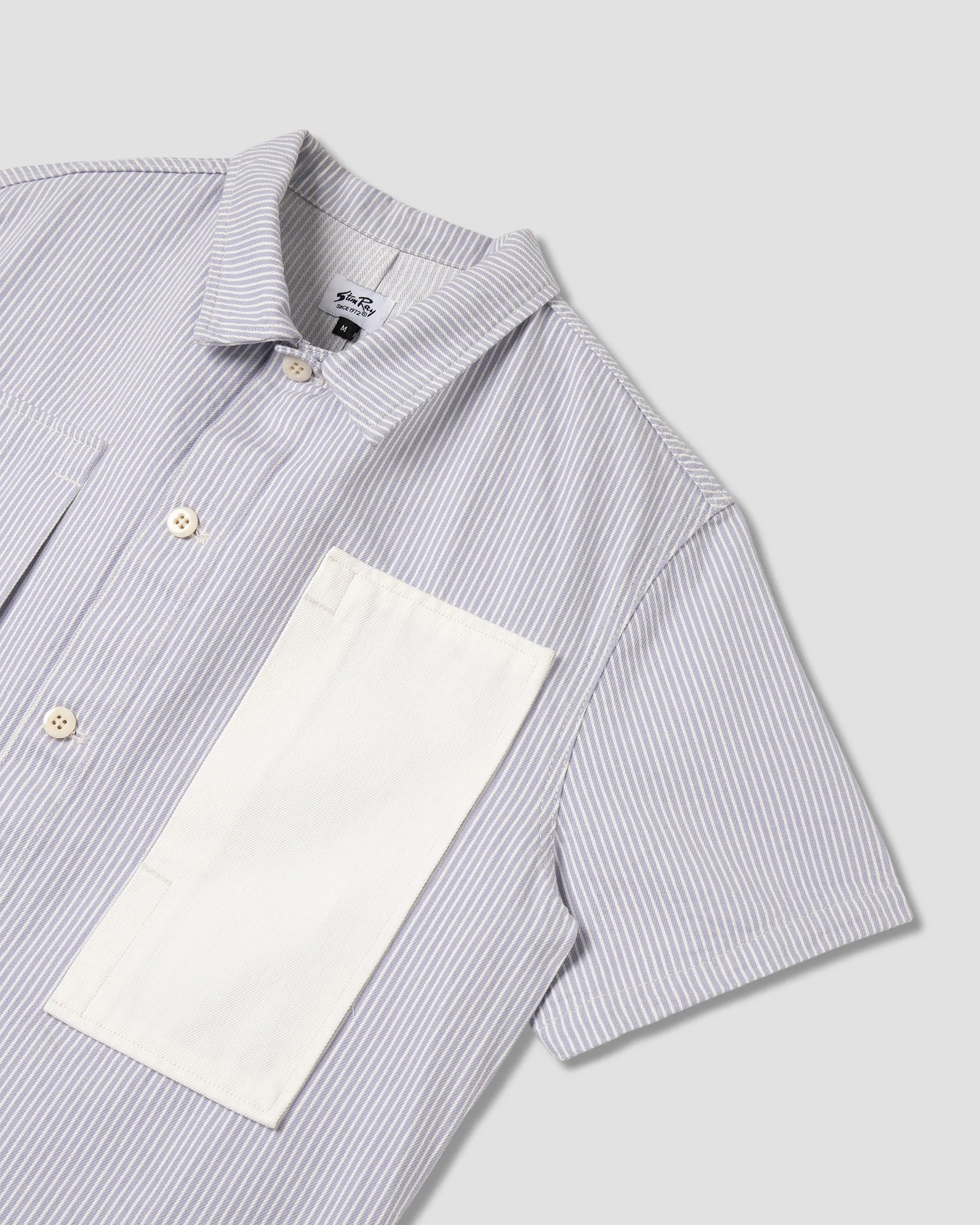 Painter Shirt (Cosmic Purple Hickory) sold by Stan Ray product image thumbnail 4