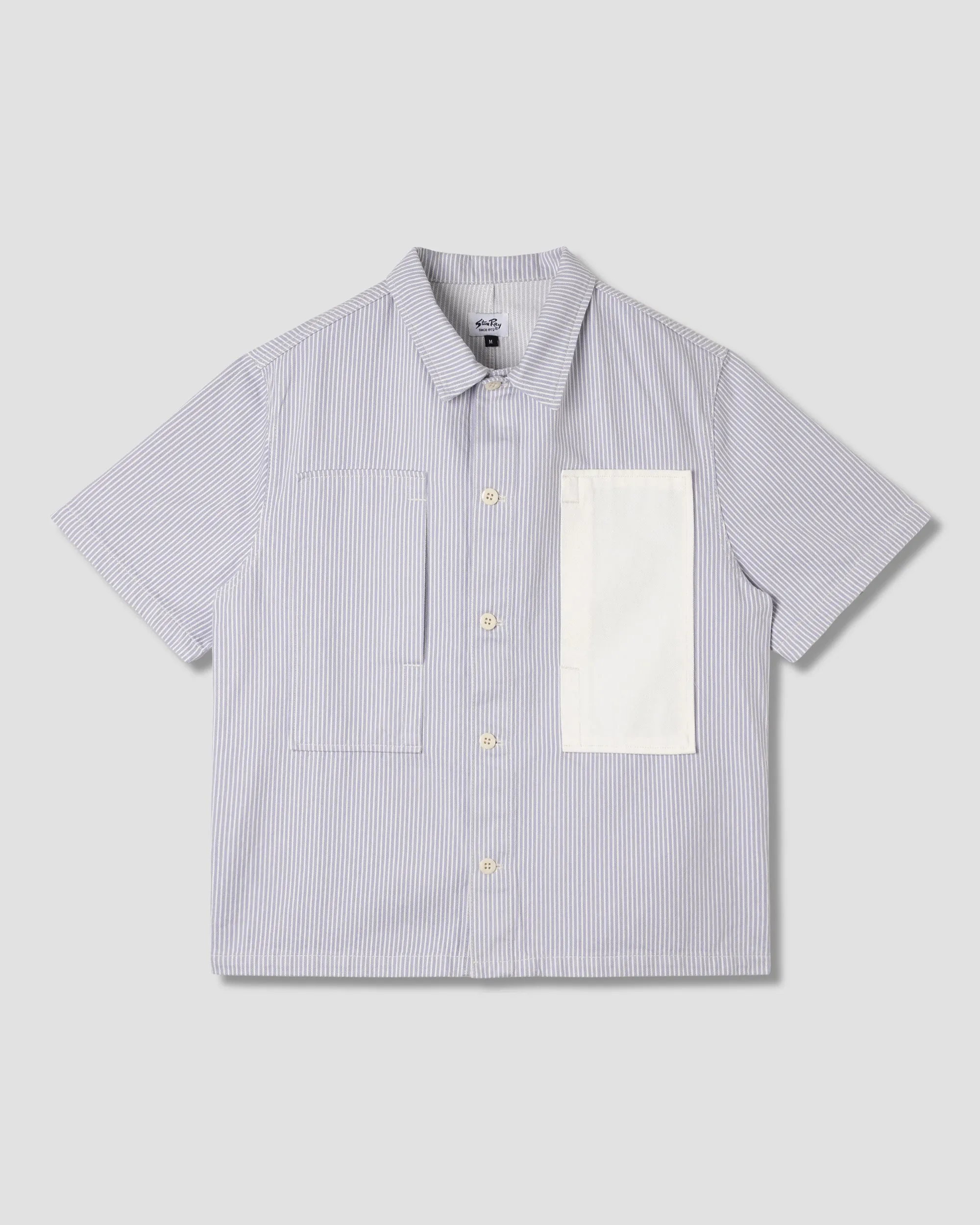Painter Shirt (Cosmic Purple Hickory) sold by Stan Ray