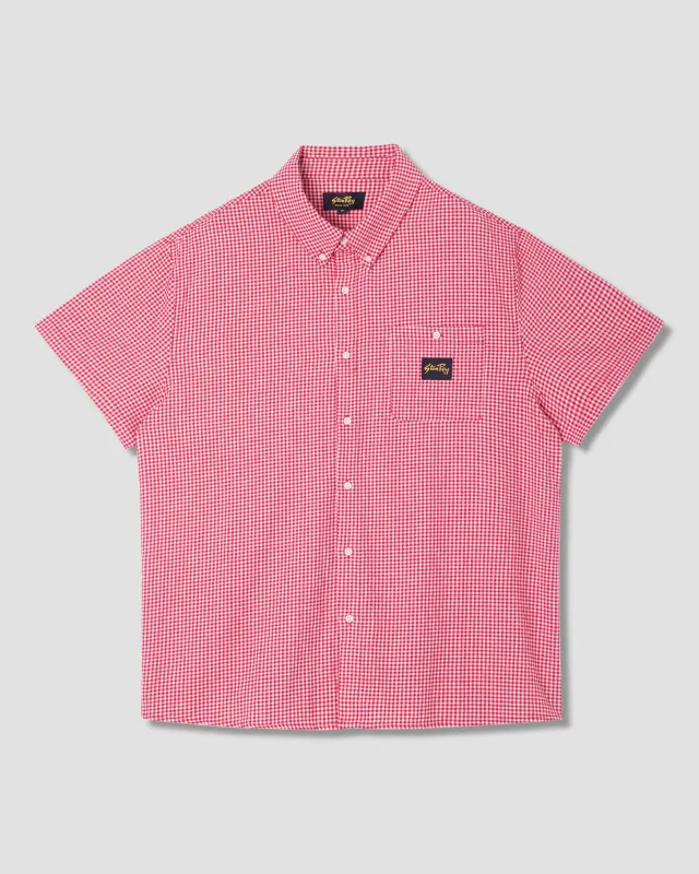 Flannel Shirt (Red Gingham) made by Stan Ray