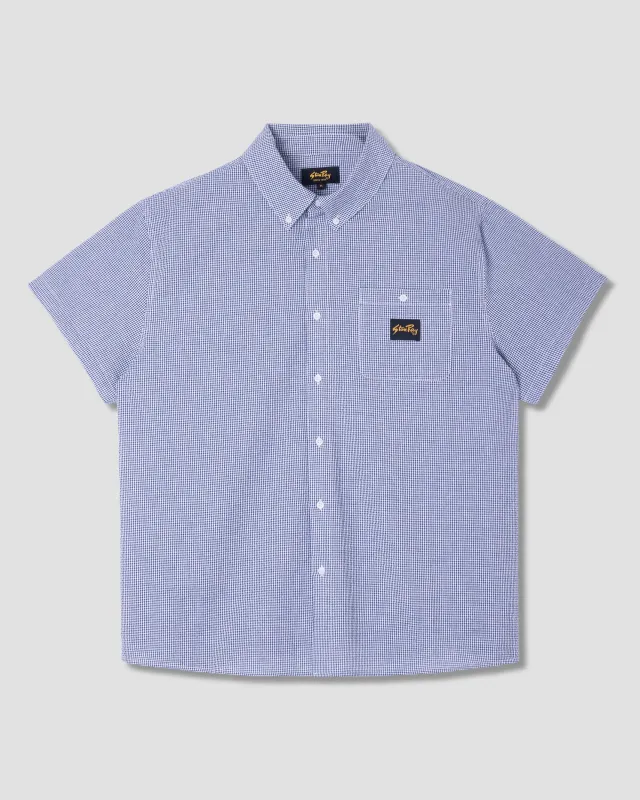 Flannel Shirt (Blue Gingham) sold by Stan Ray