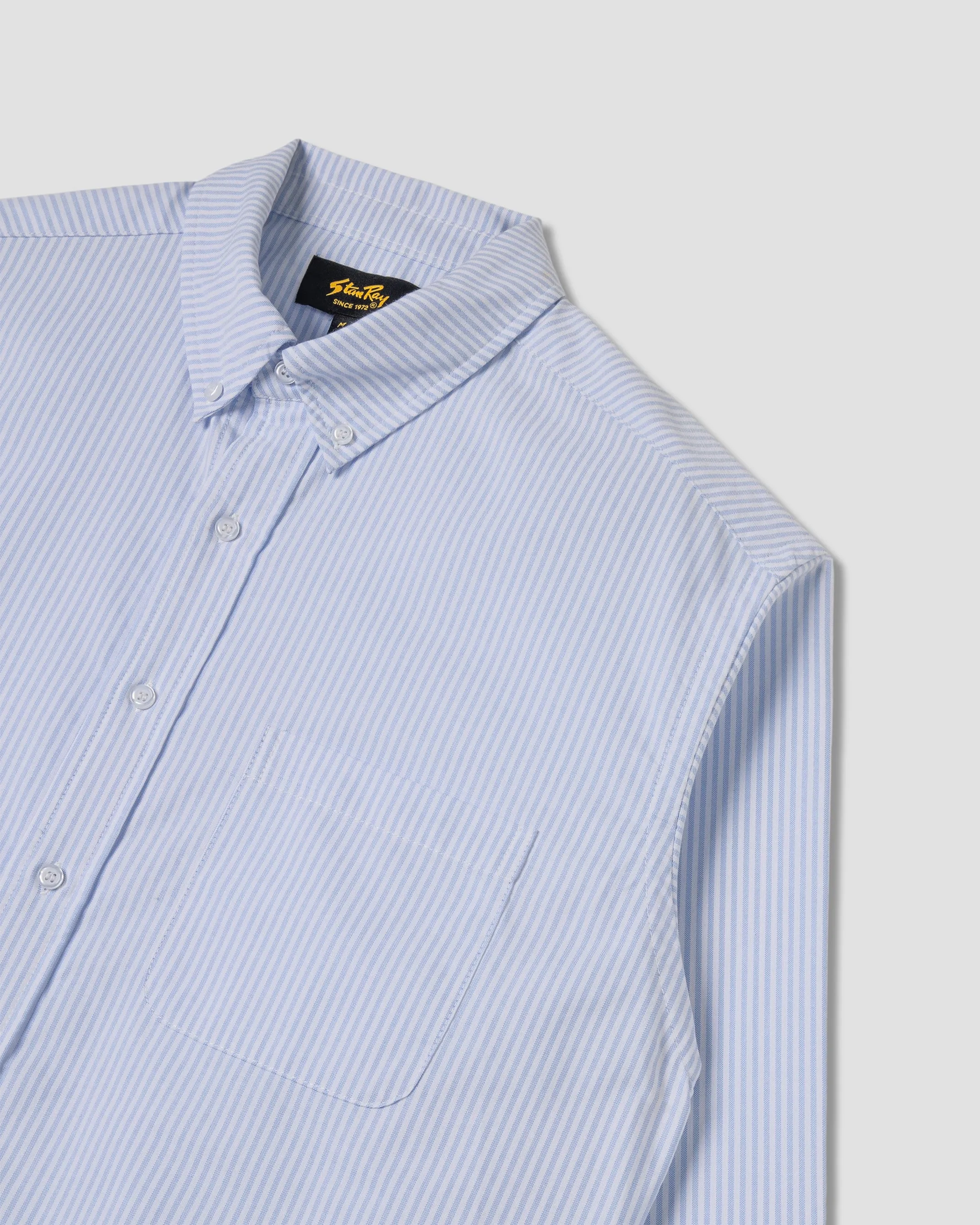 Oxford Shirt (Light Blue Stripe) sold by Stan Ray product image thumbnail 4
