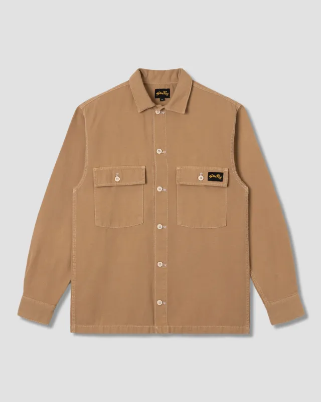 CPO Shirt (Apple Cinnamon Canvas) made by Stan Ray