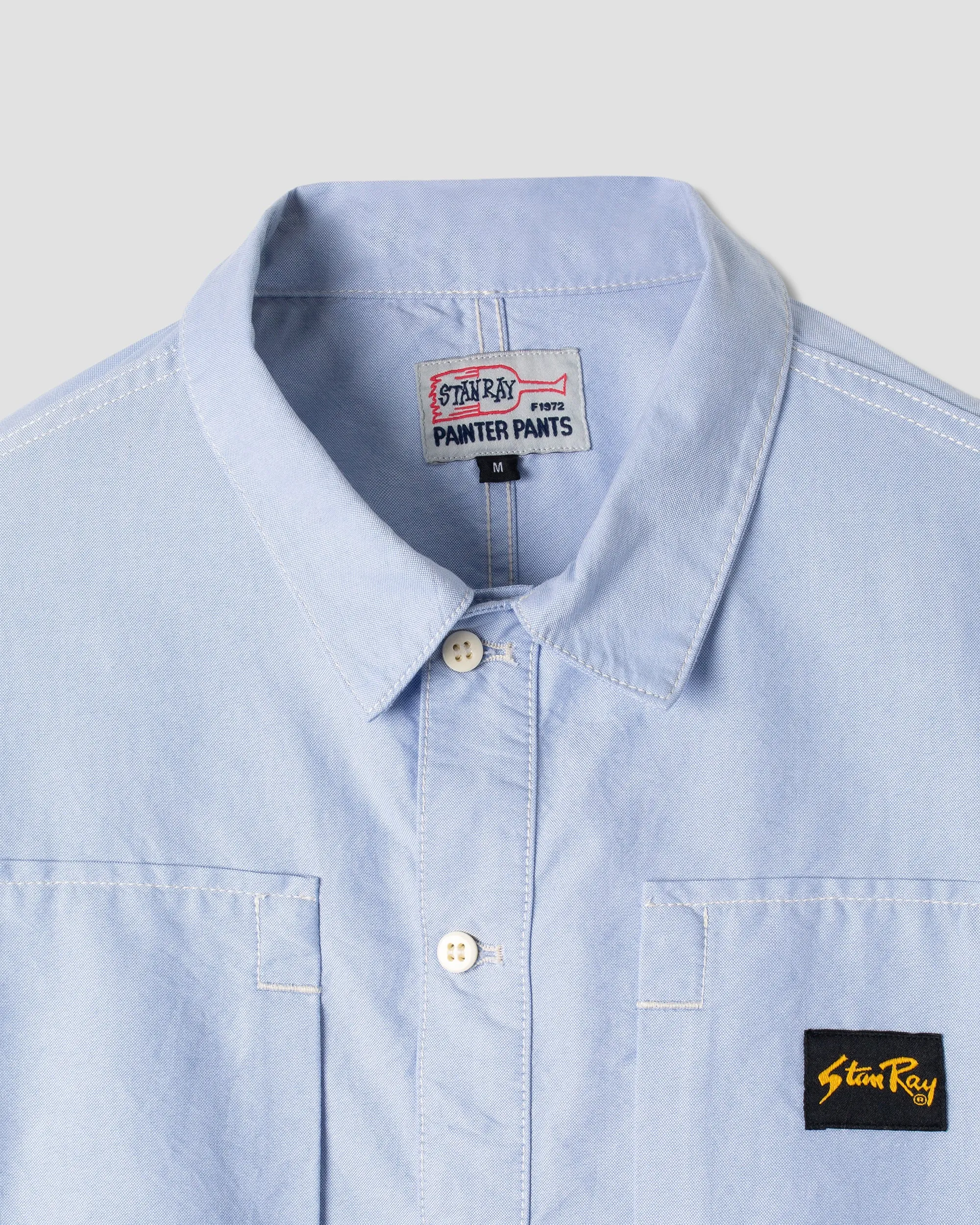 Painters Pop Over Shirt (Washed Chambrey) sold by Stan Ray product image thumbnail 5