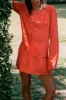 Poppy Silk Mini Skirt sold by Apres Studio