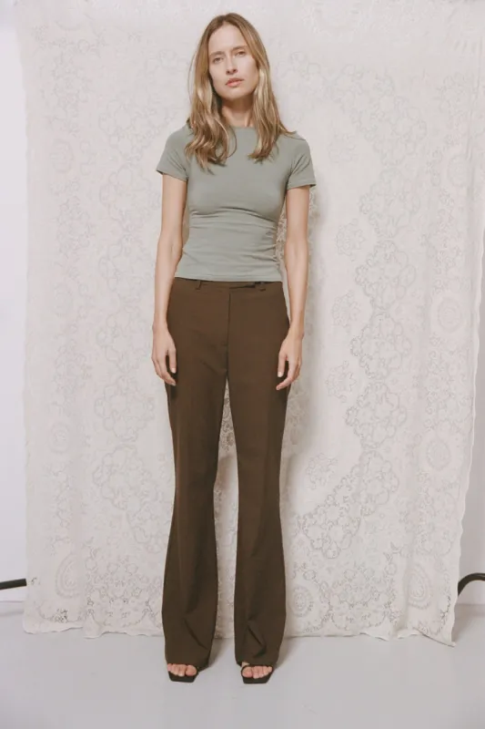 Chocolate High Waist Pant sold by Apres Studio