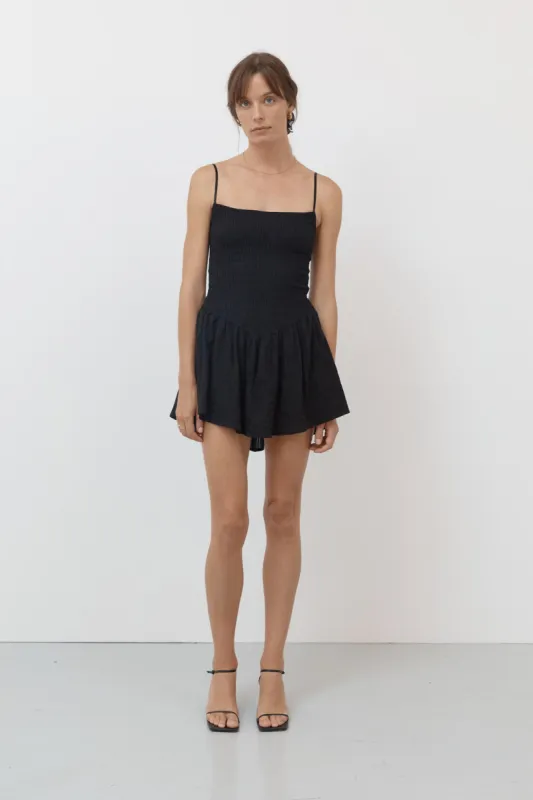 Black Ballerina Mini Dress sold by Apres Studio