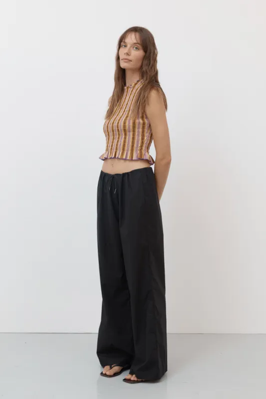 Black Sage Cotton Pants sold by Apres Studio