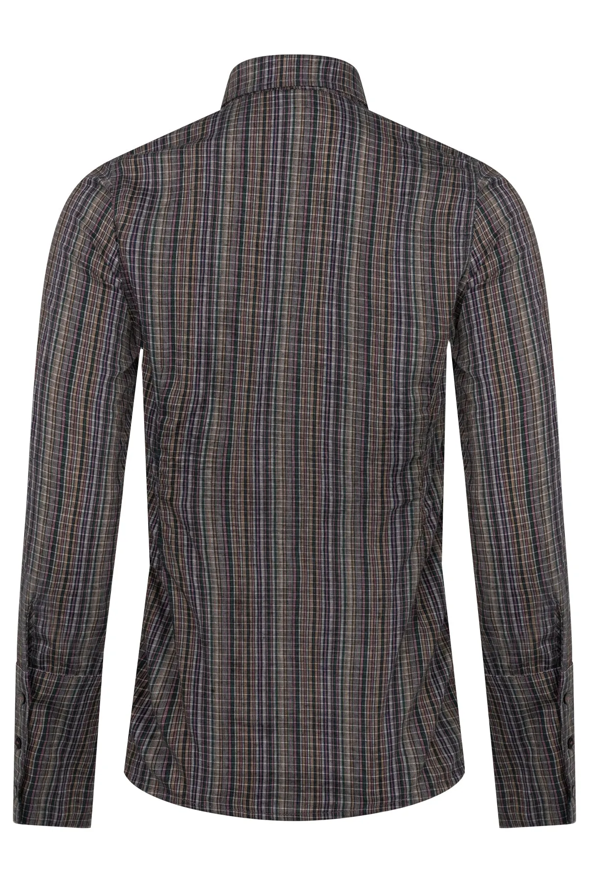 Charcoal Stripe Tailored Shirt sold by Apres Studio product image thumbnail 4