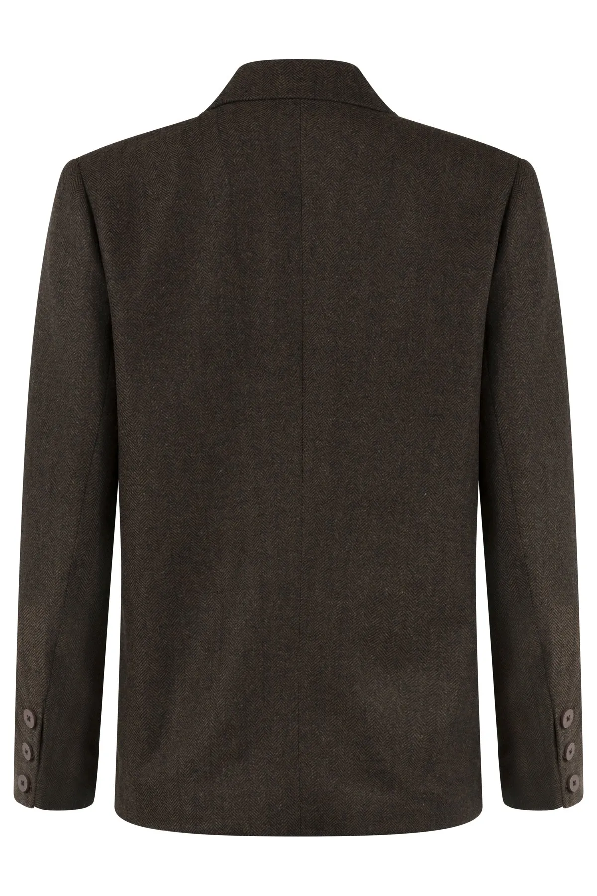 Brown Herringbone Blazer sold by Apres Studio product image thumbnail 4