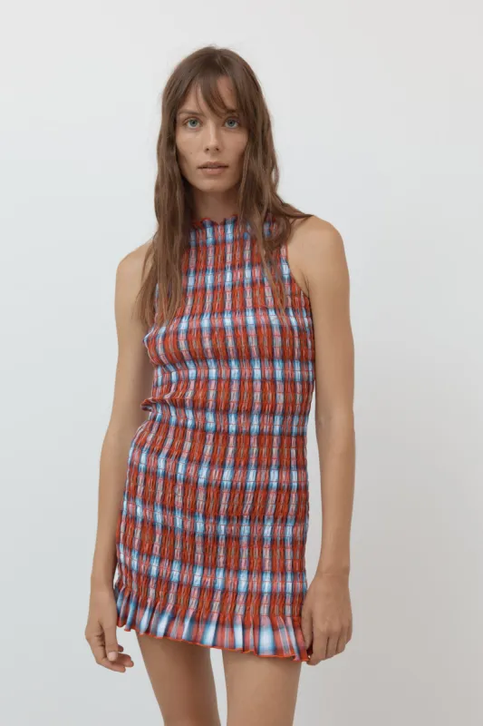 Cosmo Ruched Cotton Dress sold by Apres Studio