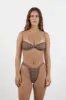 Chocolate Plaid Cynthia Bikini Bottom sold by Apres Studio