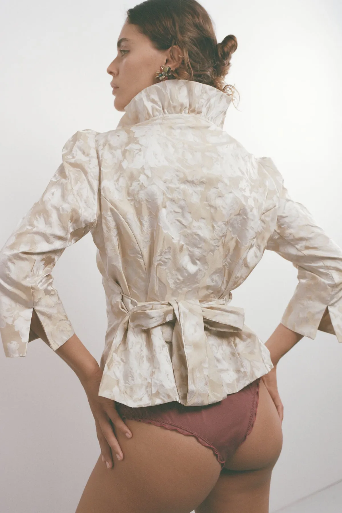 Metallic Shell Lulu Bikini Bottom sold by Apres Studio product image thumbnail 2