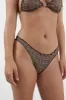 Chocolate Plaid Lulu Bikini Bottom sold by Apres Studio