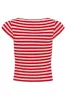 Red Stripe Bridgette Tee sold by Apres Studio