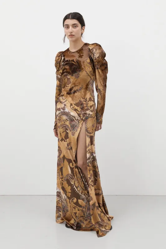 Secret Garden Velvet Gown sold by Apres Studio