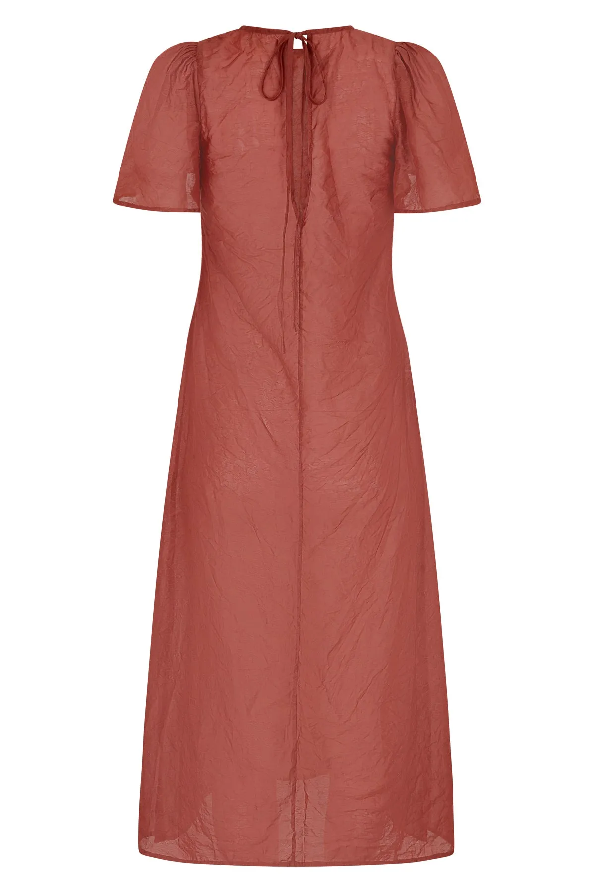 Crimson Garden Jacquard Dress sold by Apres Studio product image thumbnail 4