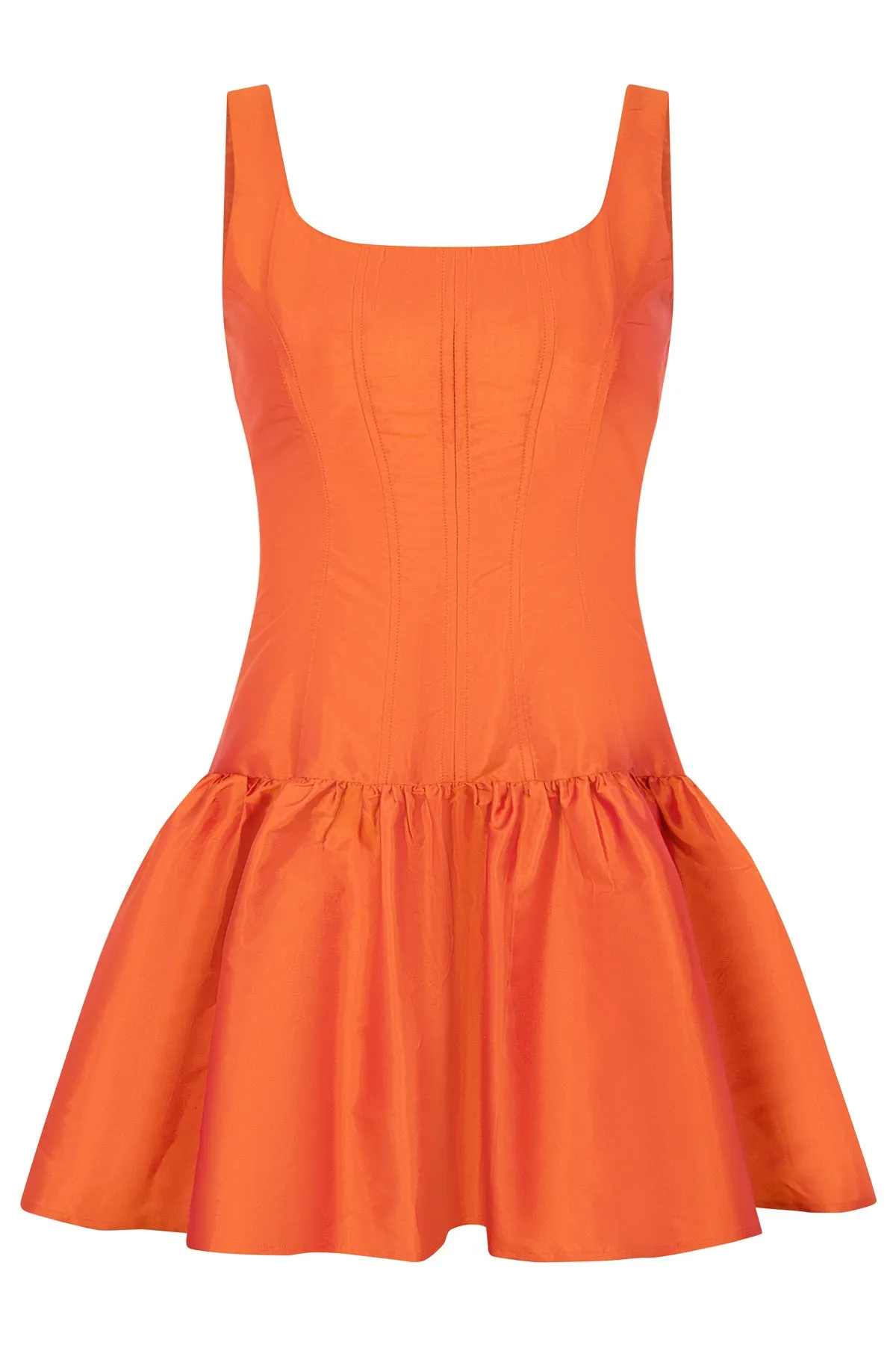 Copper Ophelia Silk Mini Dress sold by Apres Studio product image thumbnail 3