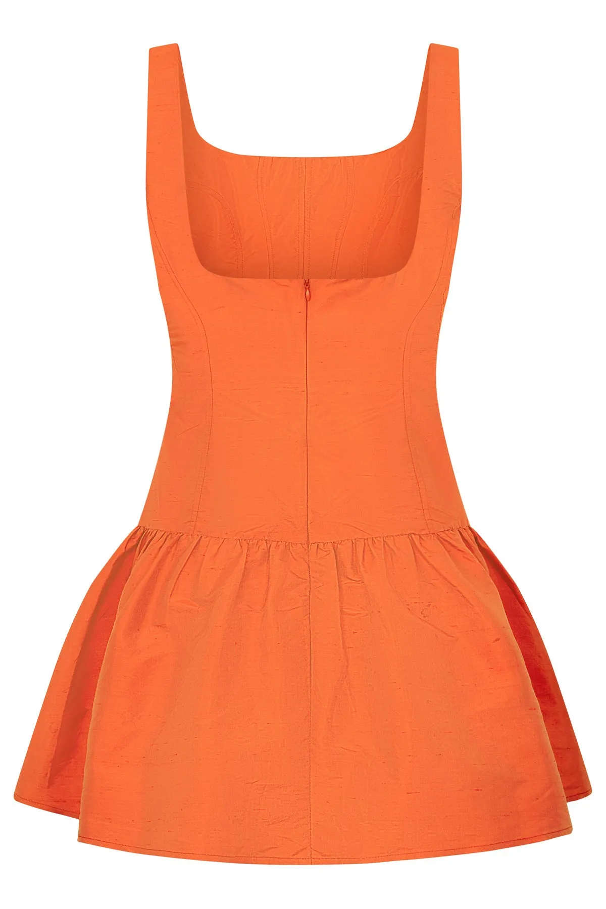 Copper Ophelia Silk Mini Dress sold by Apres Studio product image thumbnail 4