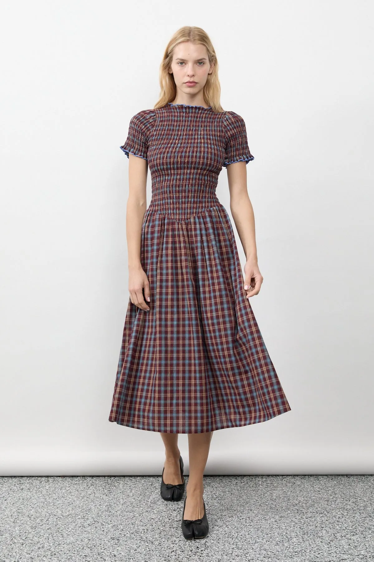 Boysenberry Marta Dress sold by Apres Studio