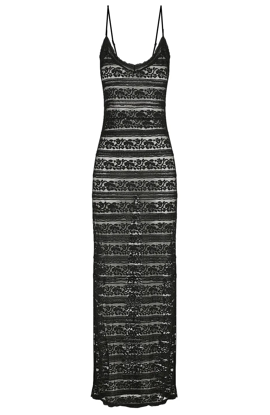 Black Lace Maxi Dress sold by Apres Studio product image thumbnail 5