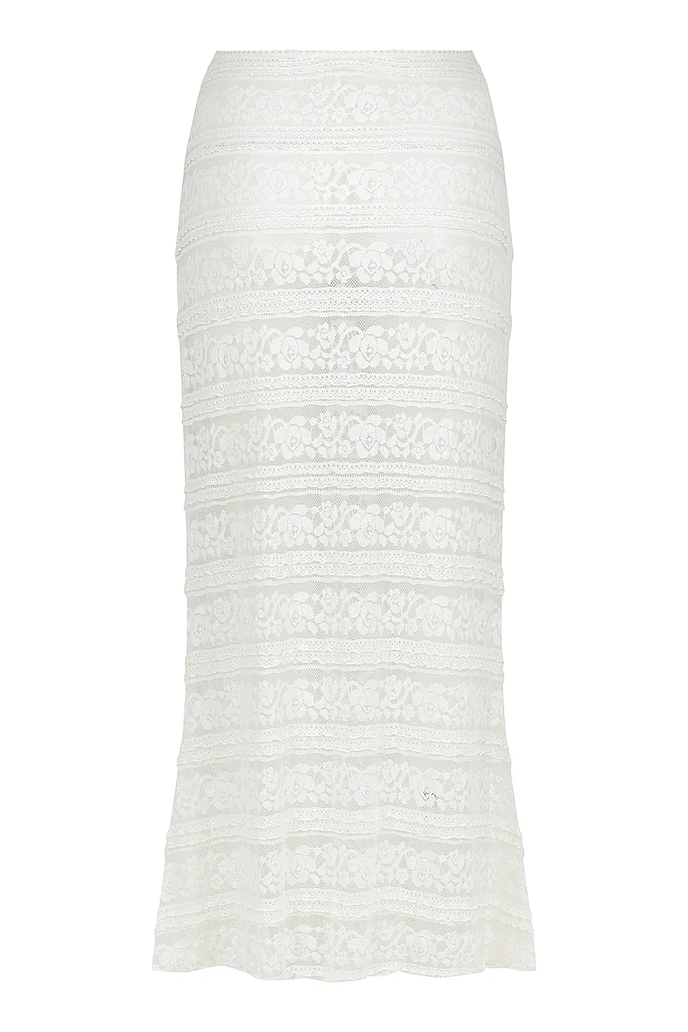 White Lace Skirt sold by Apres Studio product image thumbnail 4