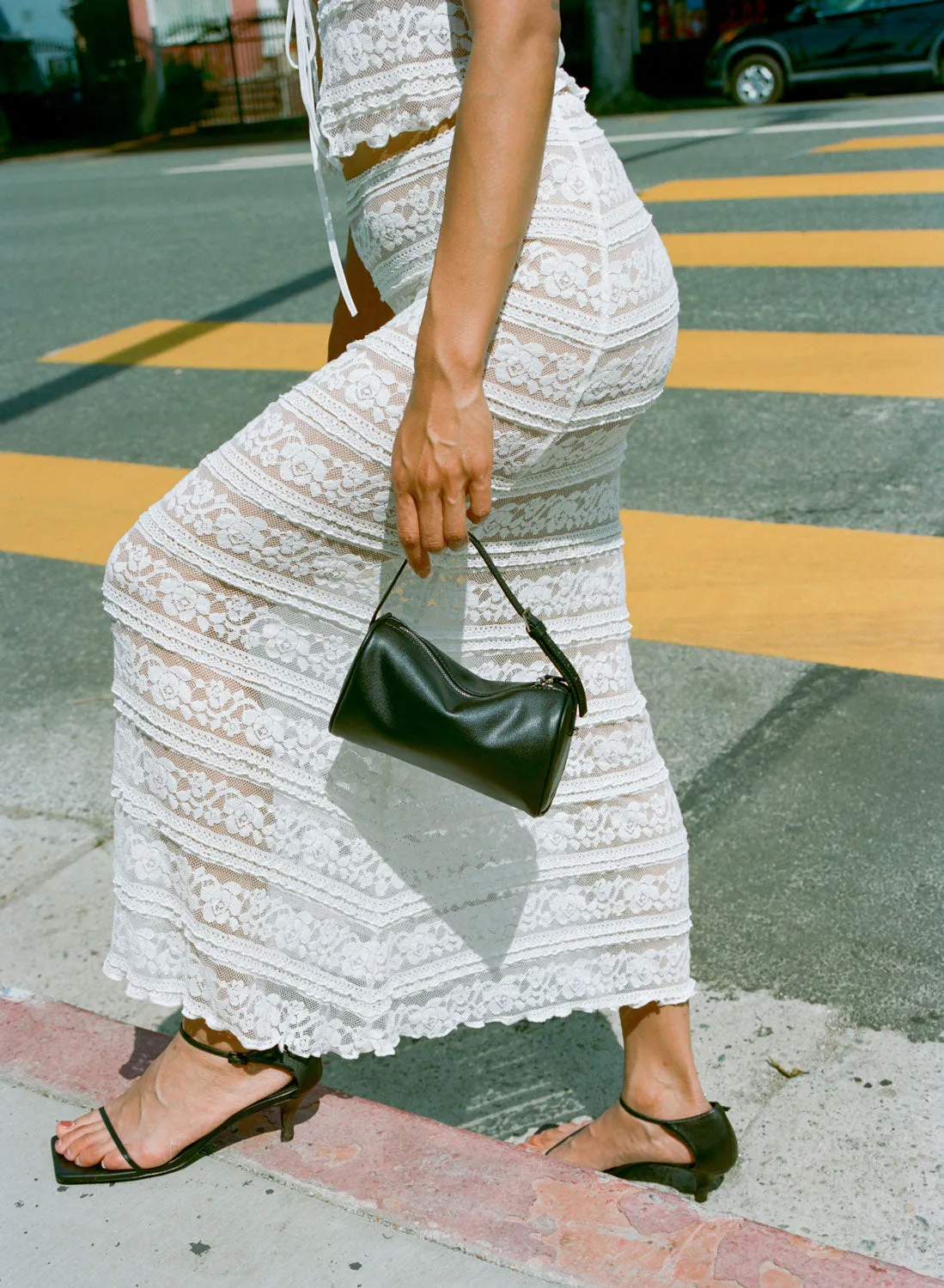 White Lace Skirt sold by Apres Studio product image thumbnail 5