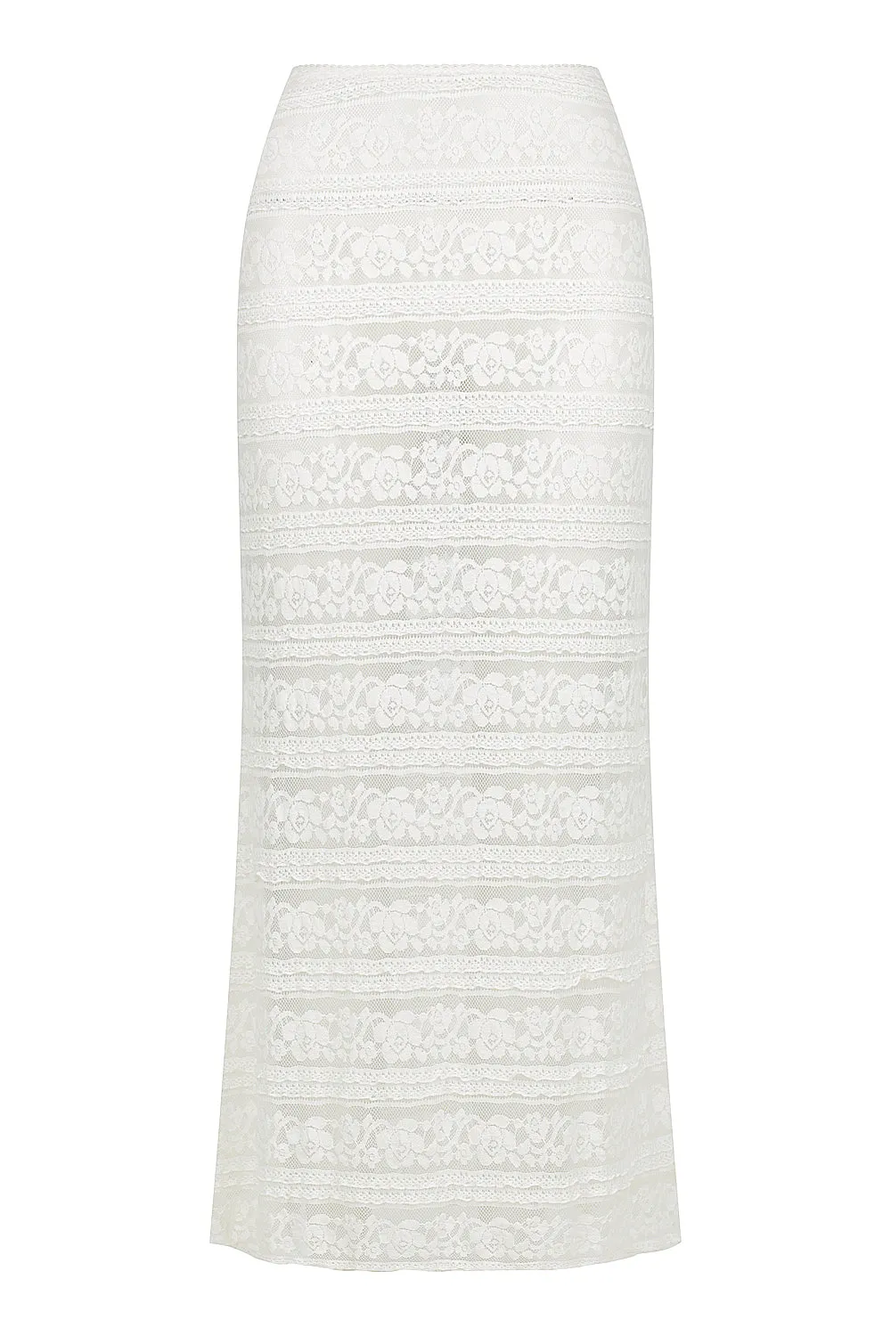 White Lace Skirt sold by Apres Studio product image thumbnail 3