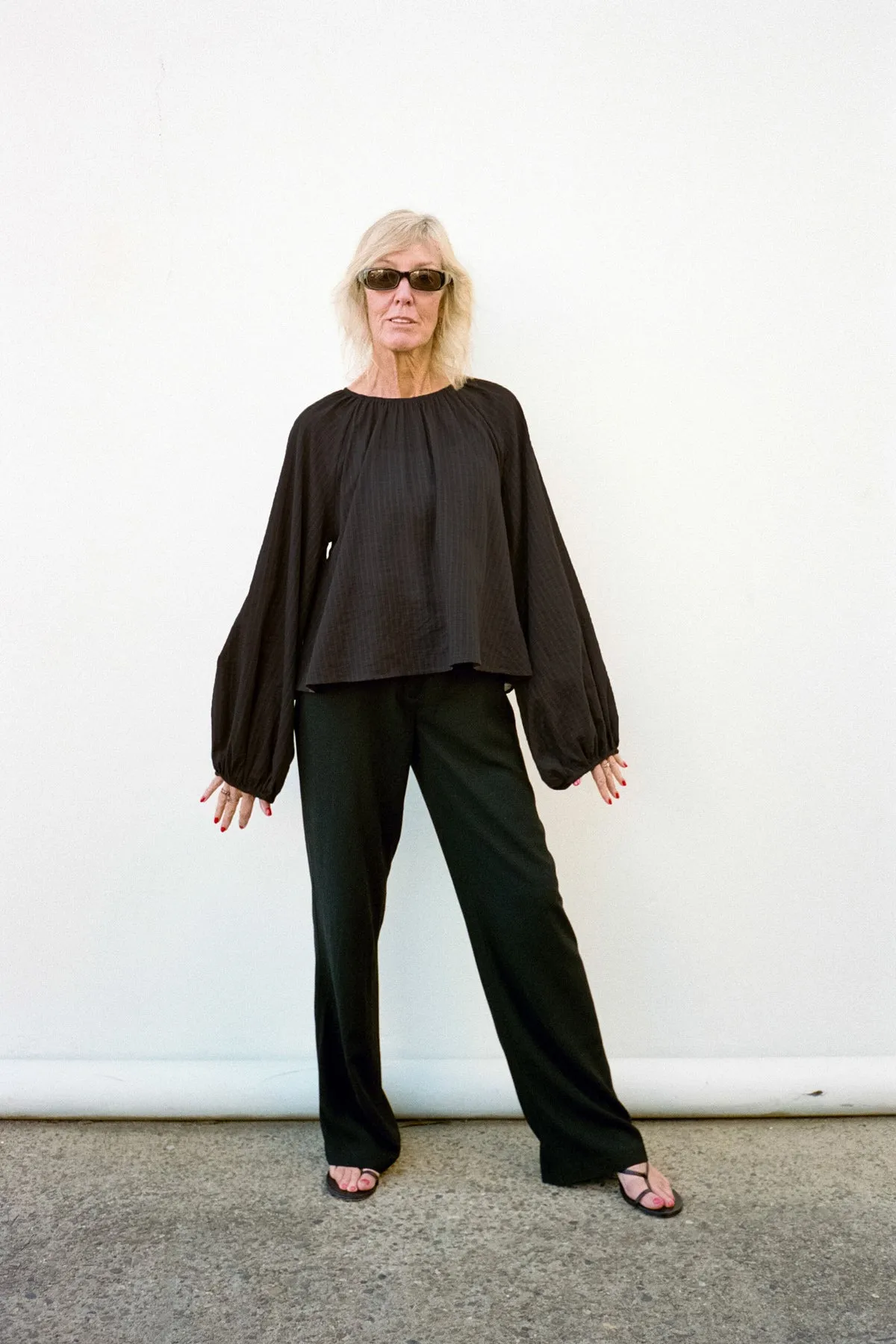 Coffee Plaid Edie Top sold by Apres Studio product image thumbnail 2