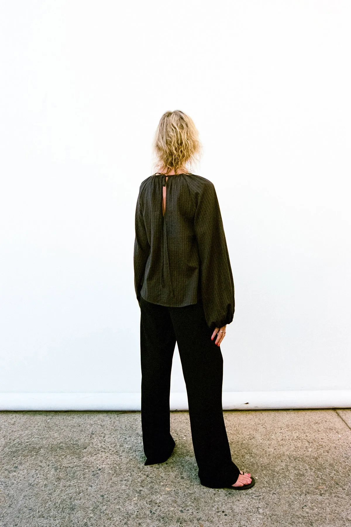 Coffee Plaid Edie Top sold by Apres Studio product image thumbnail 3