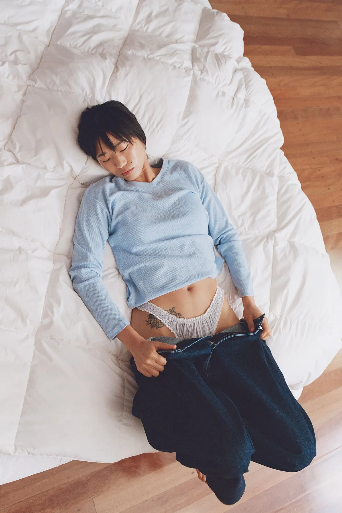 Cloud Ruched Thong sold by Apres Studio product image thumbnail 4