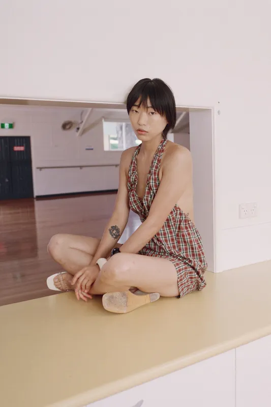 Iris Halter Mini Dress sold by Apres Studio