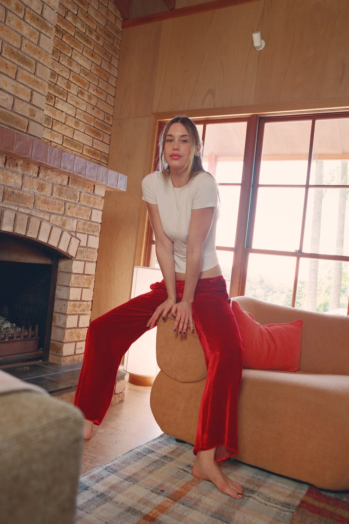 Silk Velvet Pant sold by Apres Studio product image thumbnail 3