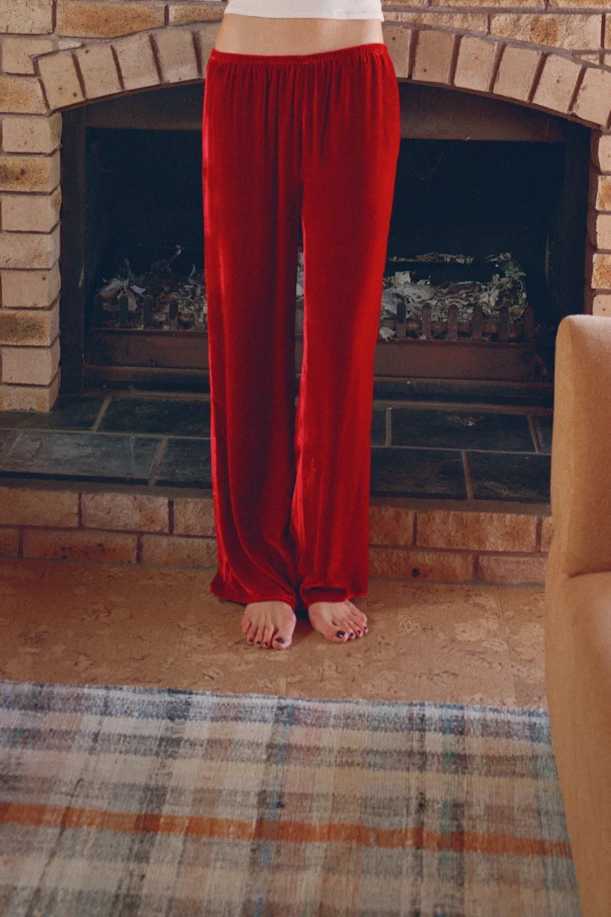 Silk Velvet Pant sold by Apres Studio