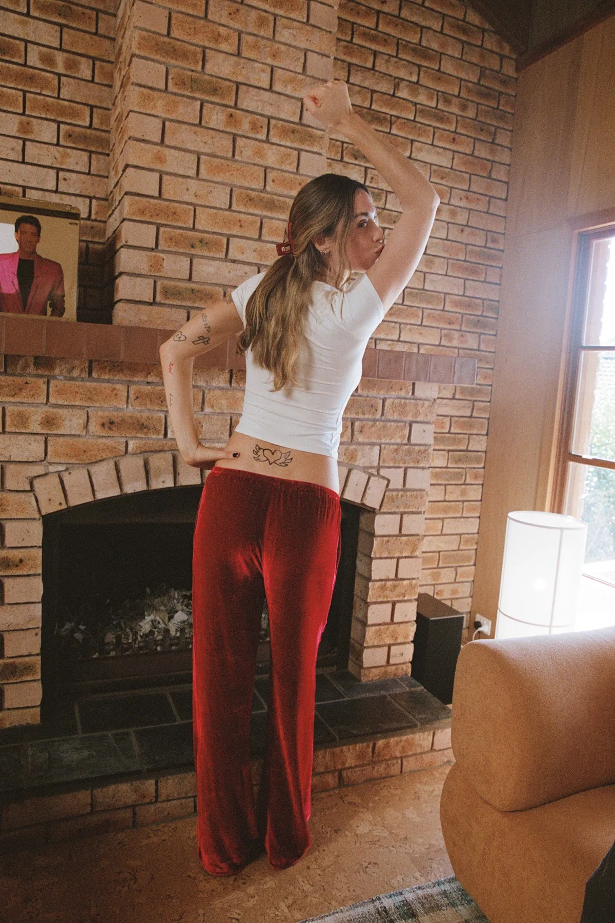 Silk Velvet Pant sold by Apres Studio product image thumbnail 5