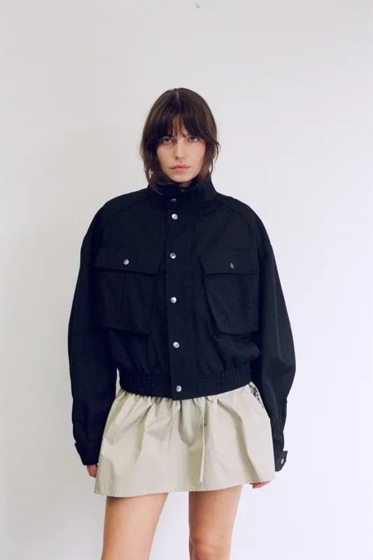 Abi Wool Bomber made by Apres Studio