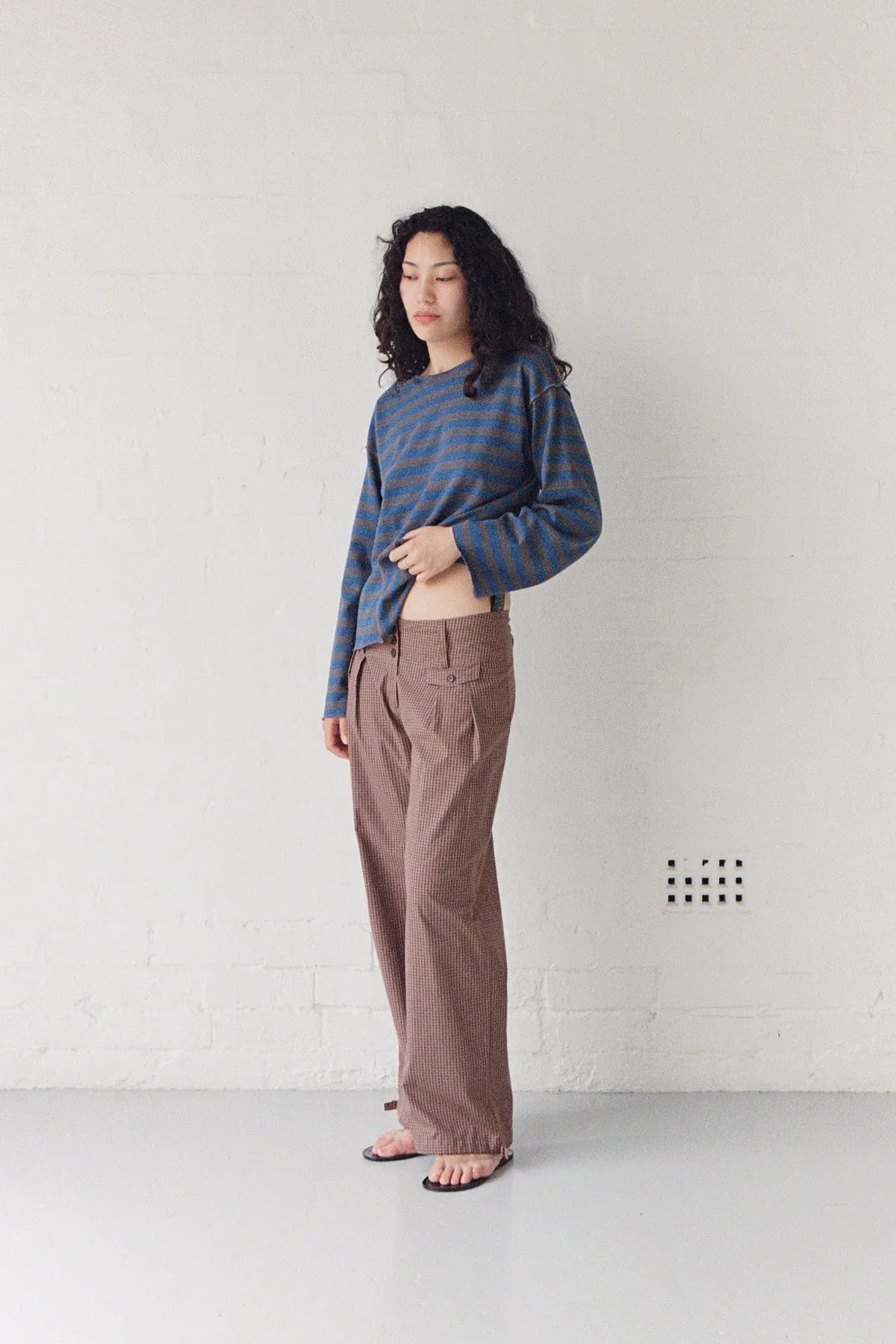 Blue Stripe Hemp Longsleeve sold by Apres Studio product image thumbnail 5