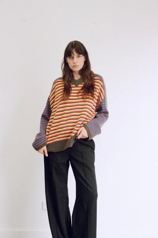 Candy Stripe Knit made by Apres Studio