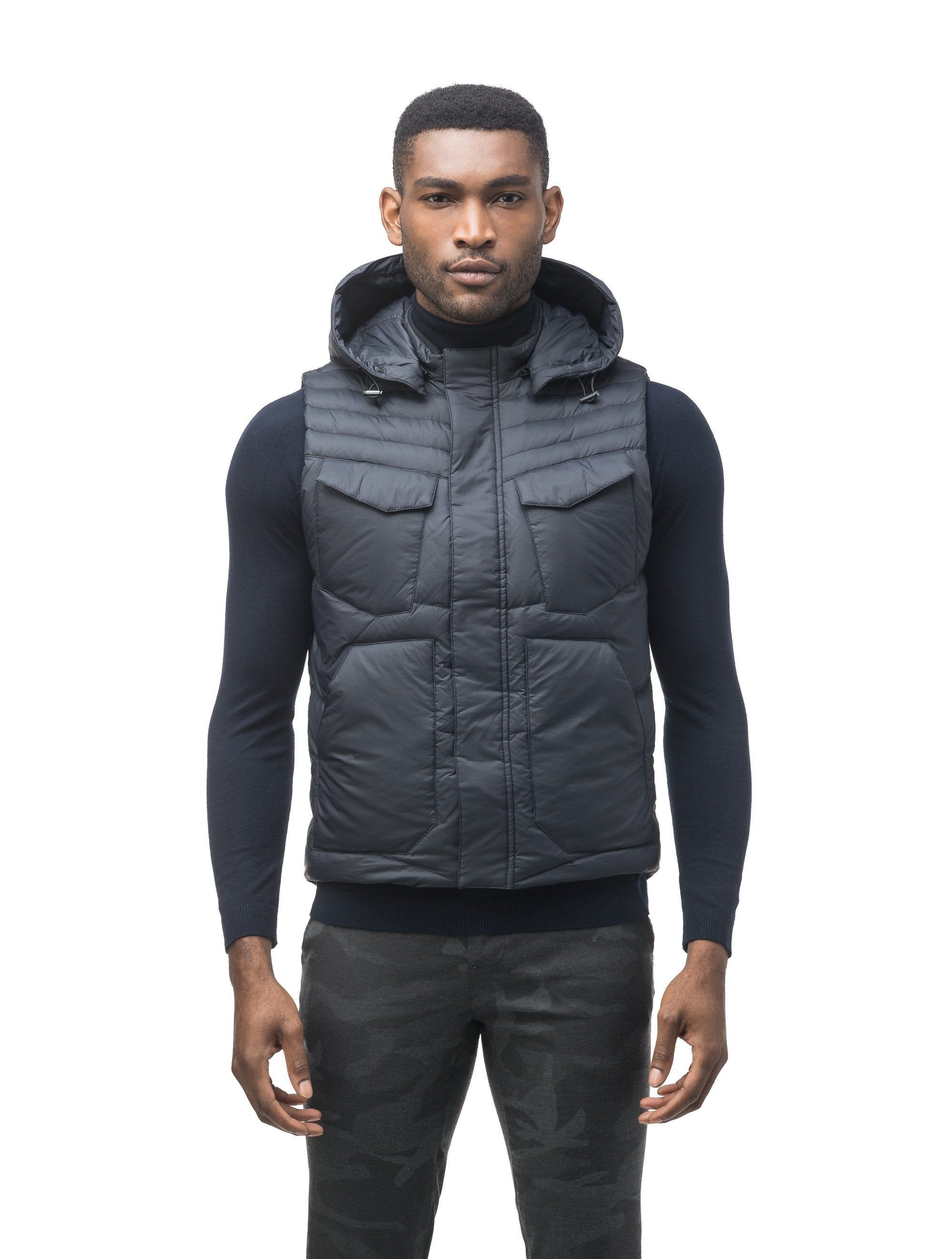 Chase Mens Hooded Vest sold by Nobis