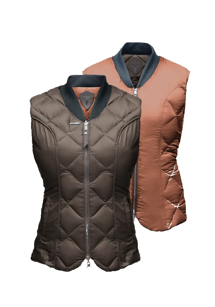 Talia Women's Reversible Quilted Vest sold by Nobis product image thumbnail 5