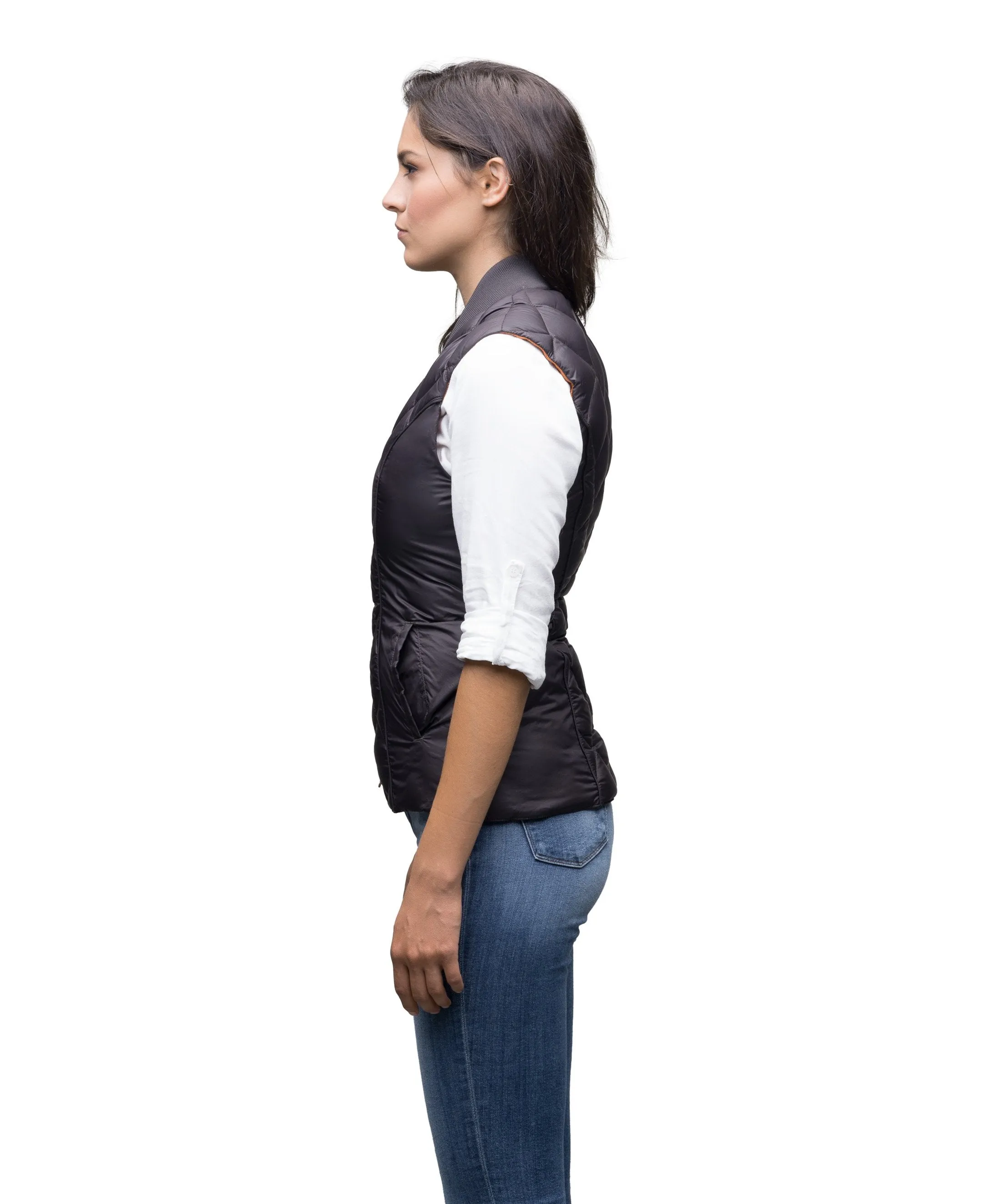 Talia Women's Reversible Quilted Vest sold by Nobis product image thumbnail 3