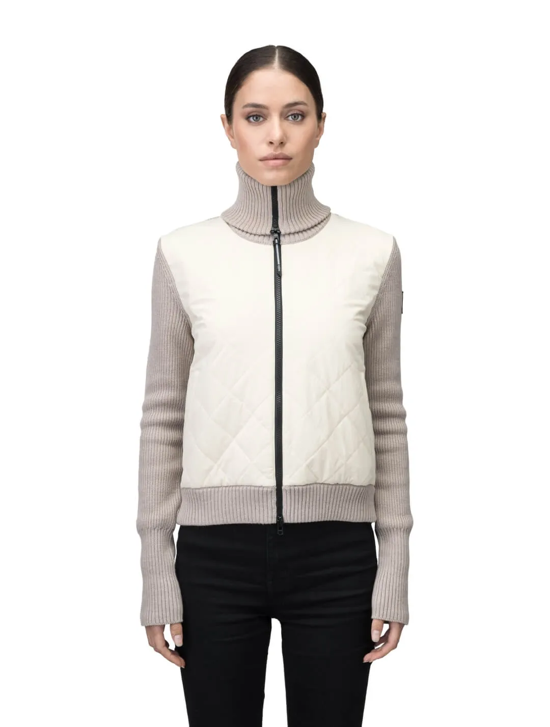 Ada Women's Quilted Full Zip Sweater - NEXT by Nobis sold by Nobis product image thumbnail 3