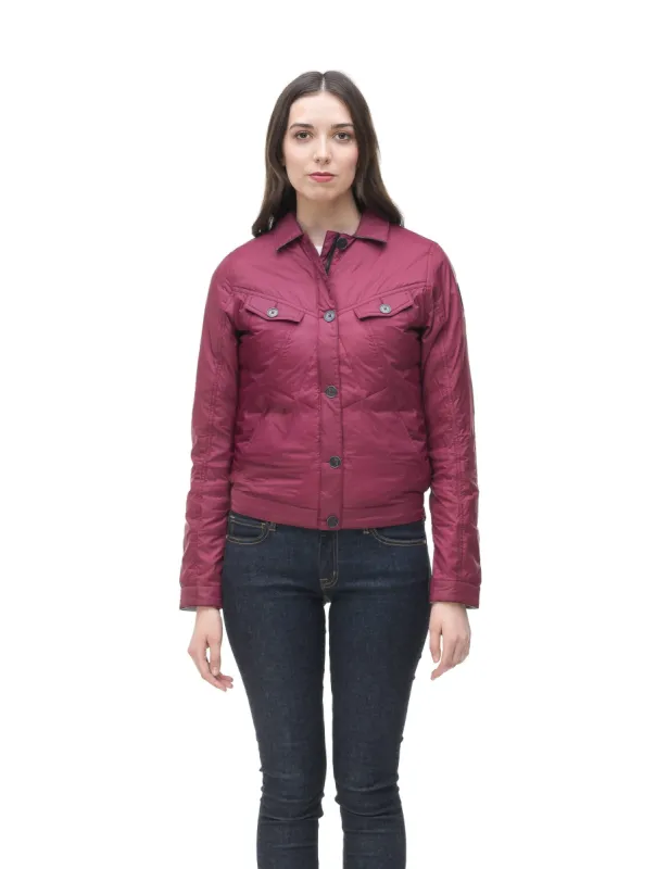 Jean Women's Down Cropped Jacket sold by Nobis