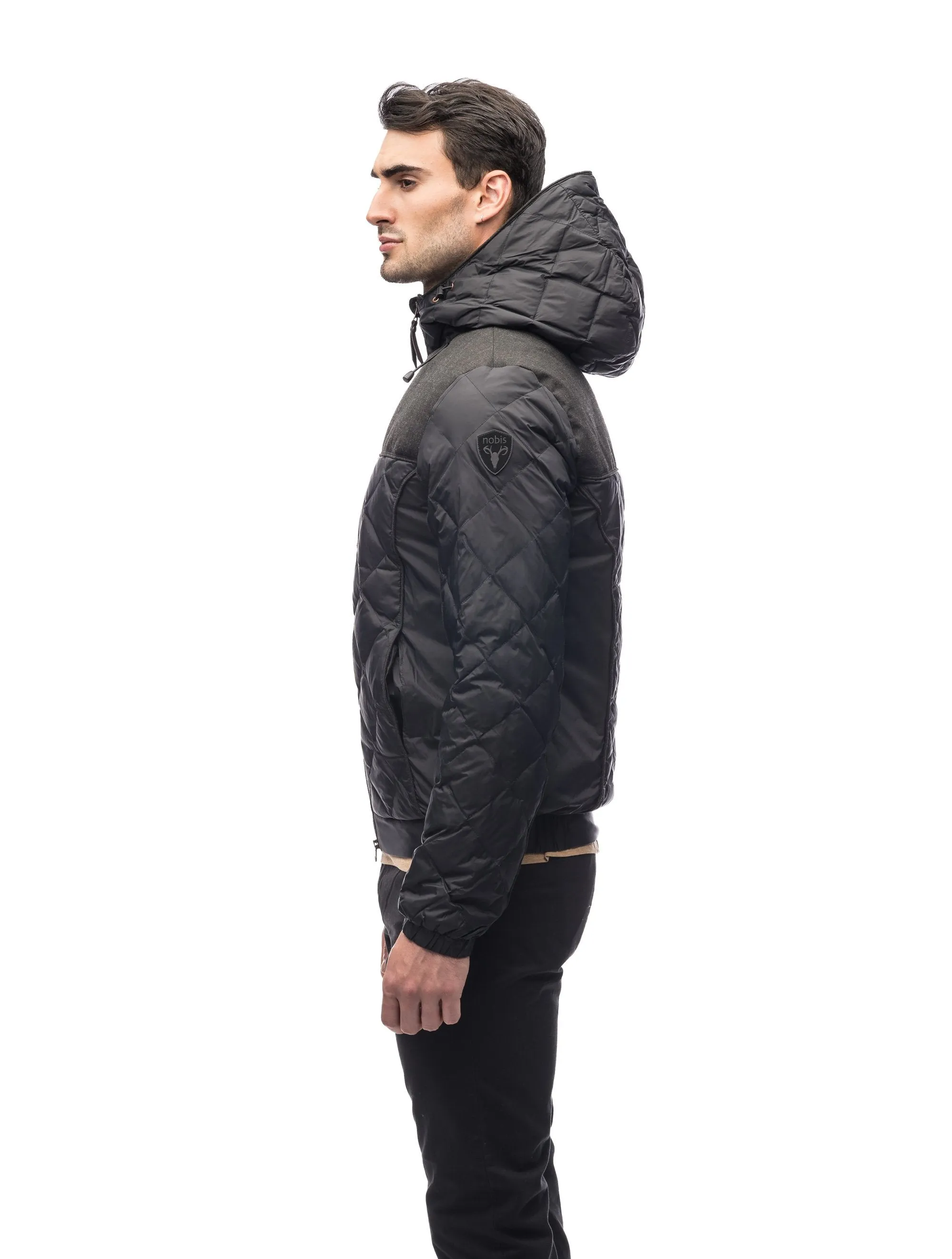 Elroy Men's Quilted Hooded Jacket sold by Nobis product image thumbnail 3