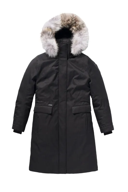 Zenith Women's Knee Length Parka sold by Nobis
