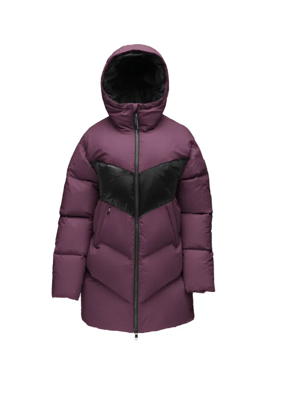 Isla Legacy Women's Chevron Quilted Puffer Jacket sold by Nobis