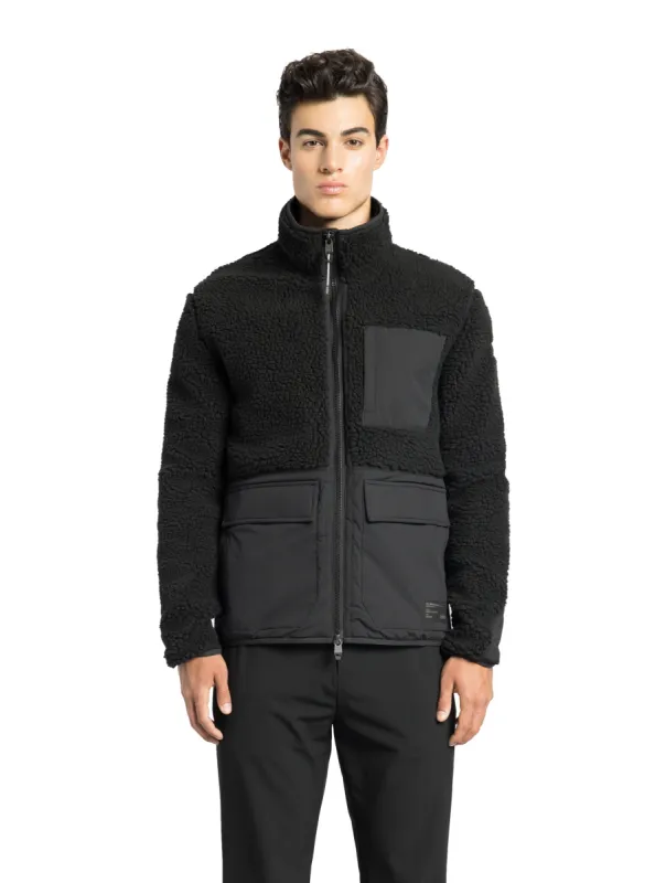 Kepler Men's Berber Zip Front Sweater made by Nobis