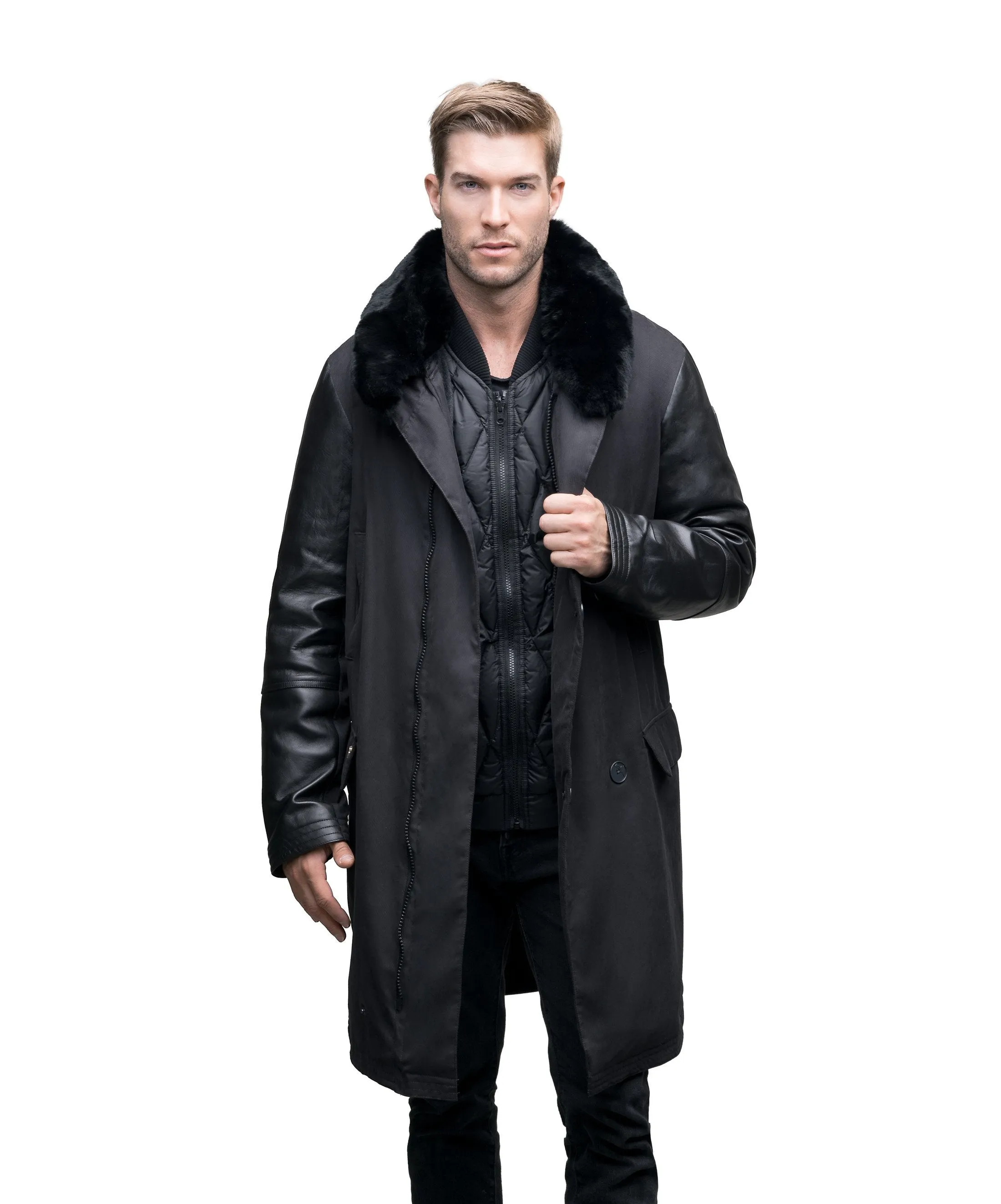 Quinton Men's Shawl Collar Coat sold by Nobis
