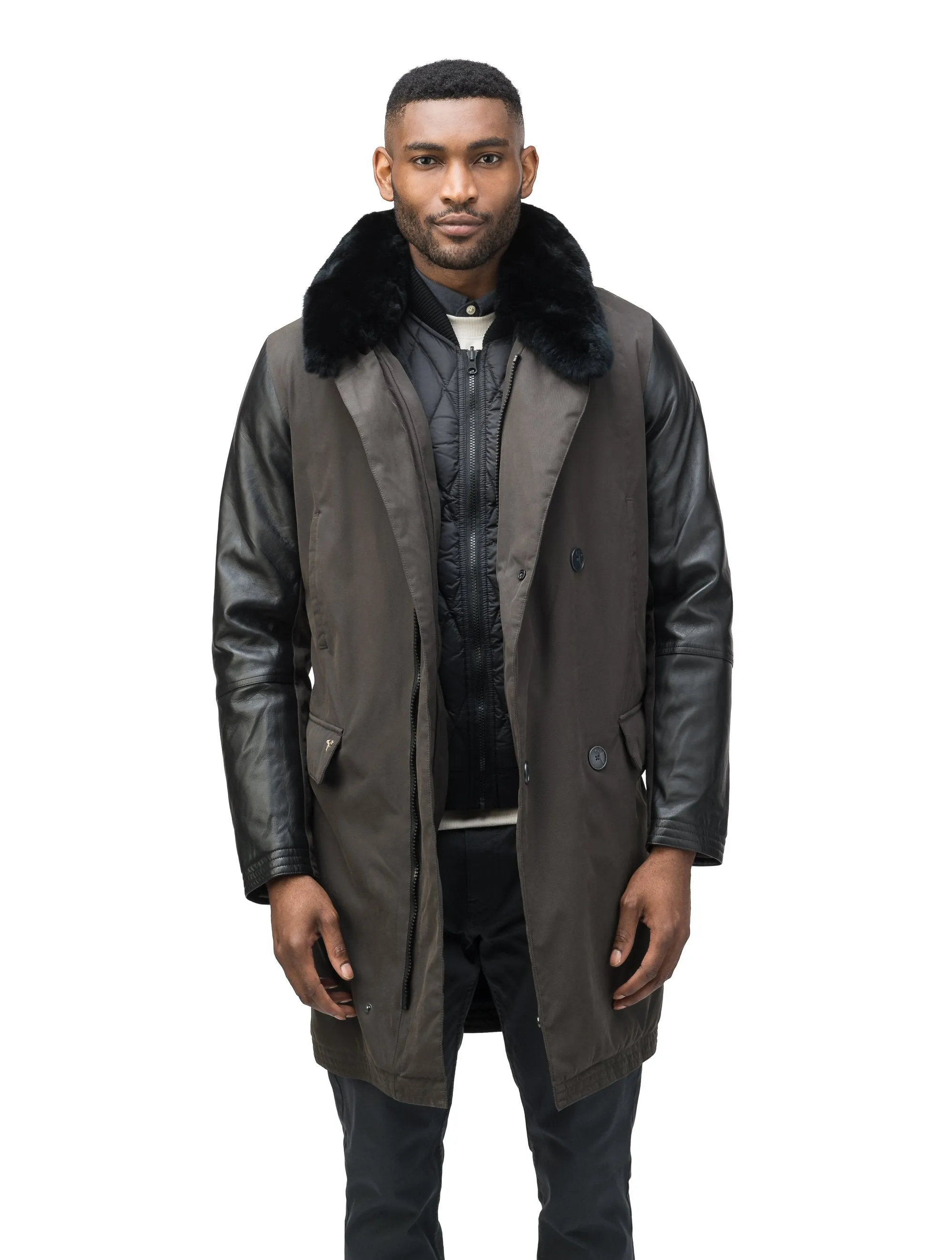 Quinton Men's Shawl Collar Coat sold by Nobis product image thumbnail 5