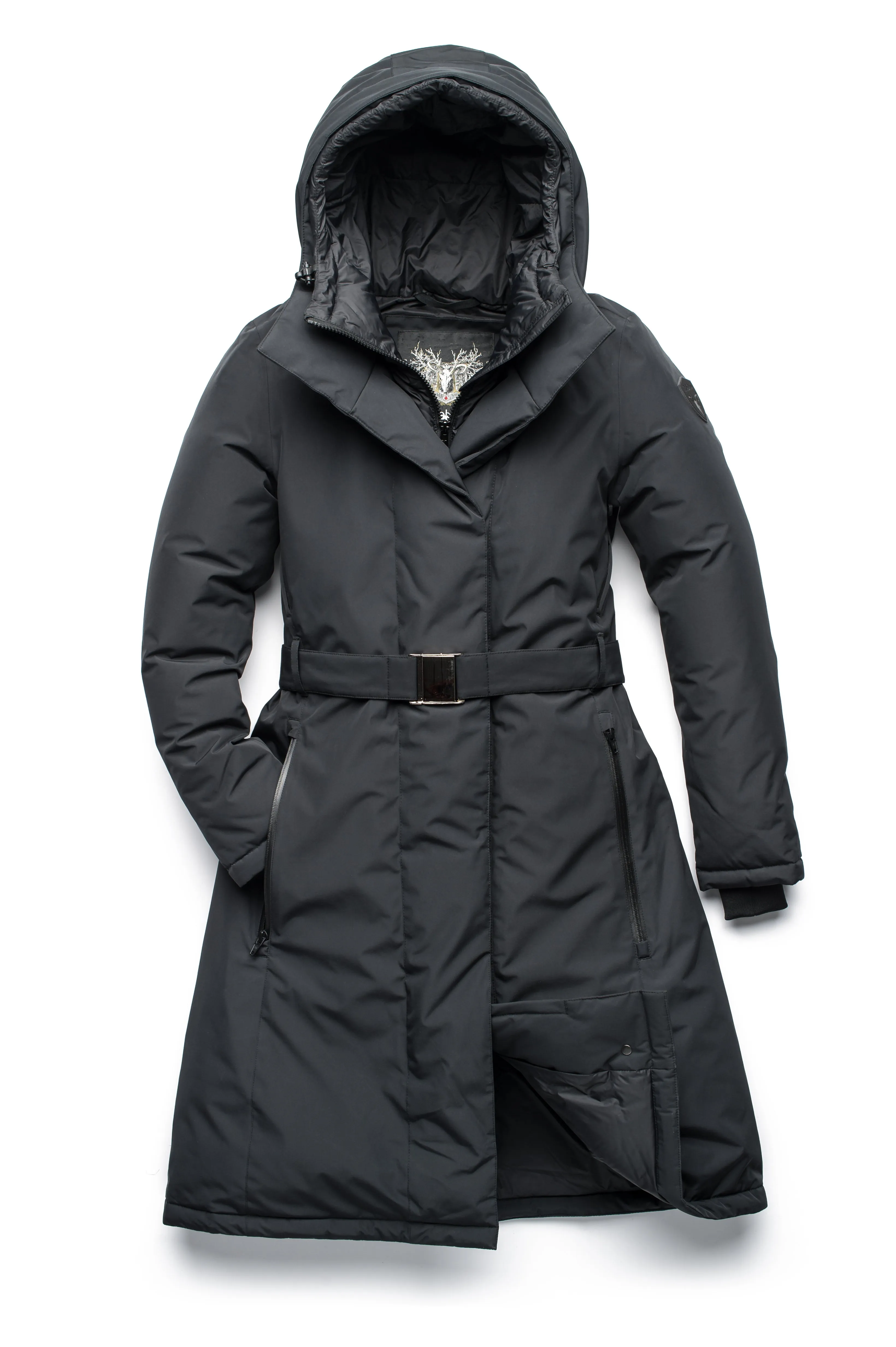 Lara Women's Belted Parka sold by Nobis product image thumbnail 3